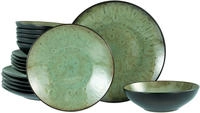 CreaTable Teller-Set "Jawa, Teller Set 18-tlg" Reaktivglasur