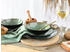 CreaTable 23961, Jawa Grün, Tellerset 18-tlg, Steinzeug