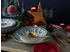 CreaTable 16960, Weihnachten Bunt, Tellerset 12-tlg, Steingut