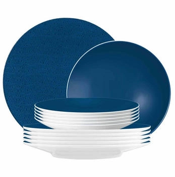 Seltmann Weiden Life Fashion Tafelservice 12-teilig Classic Blue