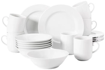 Seltmann Weiden Rondo/Liane Wei&szlig; Fr&uuml;hst&uuml;cks-Set 18-teilig