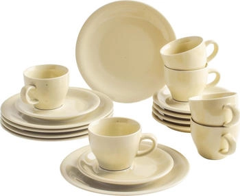 Kahla Kaffeeservice 18tlg. Homestyle natural Baumwolle 1T0419A93024W