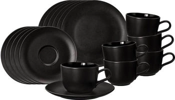 Seltmann Weiden Liberty Velvet Black Kaffeeservice 18-teilig