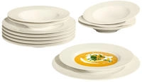 Seltmann Weiden Tafelservice "Teller Set, Geschirr-Set Zo&egrave;" Suppenteller, Made in
