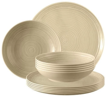 Seltmann Weiden Terra Tafelservice 12-teilig sandbeige
