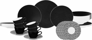 Seltmann Weiden Life Fashion Kombiservice 30-teilig Glamorous Black