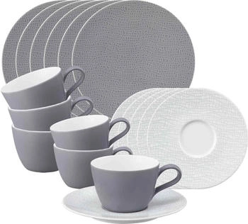 Seltmann Weiden Life Fashion Kaffeeservice 18-teilig Elegant Grey