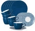Seltmann Weiden Life Fashion Kaffeeservice 18-teilig Classic Blue