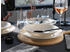 CreaTable 24264, Confetti Weiss, Tellerset 12-tlg, Steinzeug