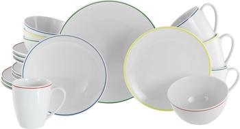 CreaTable 24055, Luna Color Line, Kombiservice 20-tlg, Porzellan