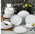 CreaTable 21967, Chef Collection Black Line, Kombiservice 30-tlg, Porzellan