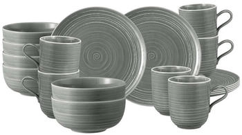 Seltmann Weiden Terra Fr&uuml;hst&uuml;cks-Set 18-teilig perlgrau
