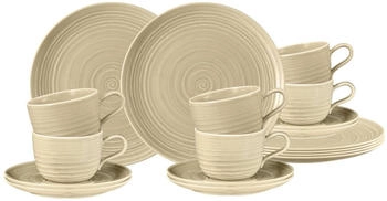Seltmann Weiden Terra Kaffeeservice 18-teilig sandbeige