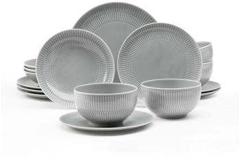Seltmann Weiden Amina Starter-Set 16-teilig Silbergrau