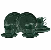 Seltmann Weiden Terra Kaffeeservice 18-teilig - Moosgr&uuml;n