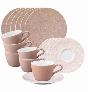 Seltmann Weiden Life Fashion Kaffeeservice 18-teilig Posh Rose