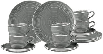 Seltmann Weiden Terra Kaffeeservice 18-teilig perlgrau