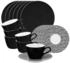 Seltmann Weiden Life Fashion Kaffeeservice 18-teilig Glamorous Black