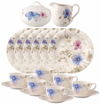 Villeroy & Boch Mariefleur Gris Basic Kaffeeservice 20-teilig DS