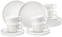Seltmann Weiden Sento Home Kaffeeservice 18-teilig - Aura white