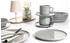CreaTable 24758, Chef Collection Grau, Kombiservice 30-tlg, Porzellan