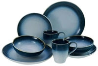 CreaTable Kombiservice "Geschirr-Set Casade" Service, Spezialglasur, organischer