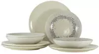 Ritzenhoff & Breker Tafelservice "Cecina" Teller Set, Geschirr-Set, seidig