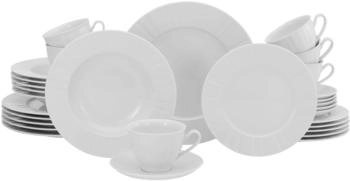CreaTable Barcelona Geschirrset Kombiservice 30-teilig aus Porzellan (17609)