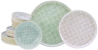 CreaTable Teller-Set "Uno Emiliana, Teller Set 12-tlg" Shabby Look, Vintage...