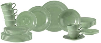 Seltmann Weiden Weiden Beat Color Glaze Kombiservice 30-teilig Salbeigrün