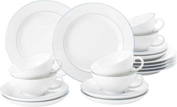 Seltmann Weiden Weiden Sonate Blue Lines Teeservice 18-teilig