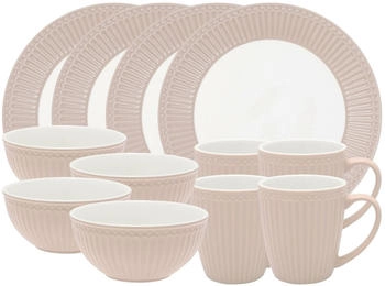 Greengate Alice Frühstücksset creamy fudge 12tlg