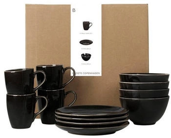 Broste Copenhagen Nordic Coal Frühstücksset für Vier