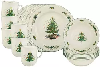 Seltmann Weiden Weiden Marieluise Weihnachten Fr&uuml;hst&uuml;cks-Set 18-teilig