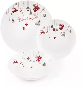 Excelsa Merry Christmas dinner set 18 pcs.