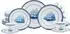 CreaTable 24486, Segelschiff Blau, Kombiservice 30-tlg, Steingut
