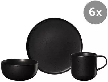ASA ASA Frühstücksset ASA mit Henkelbecher 0,4l 18-tlg.