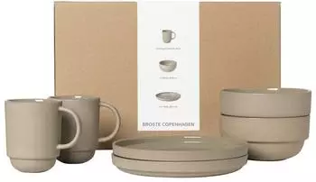 Broste Copenhagen Nordic Bistro Frühstücksset für Zwei sand