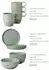 Mepal Kombiservice Silueta Frühstücks-Set 12er Set (12-tlg), Kunststoff, Nordic Sage
