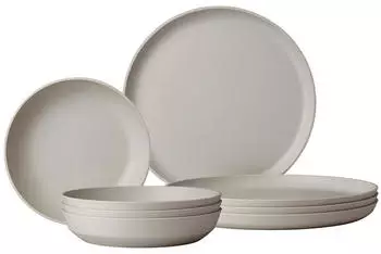 Mepal SILUETA Tafel-Set 8-teilig Nordic White wei&szlig; Kunststoff