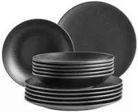 M&Auml;SER Tafelservice "ESSENTIAL, aus Steinzeug" Teller Set, Geschirr-Set, Service