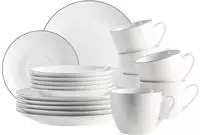 M&Auml;SER Kaffeeservice "FELISE, Kaffeeservice, Porzellan" Geschirr-Set, Service