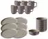 Ritzenhoff & Breker Kombiservice Jasper Frühstücksservice 18er Set (18-tlg), Keramik, taupe