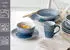 Ritzenhoff & Breker Banda Tafelservice 12-teilig Blau blau Steingut