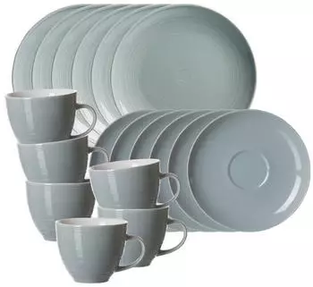 Ritzenhoff & Breker Kaffeeservice Suomi 18er Set, blau blau