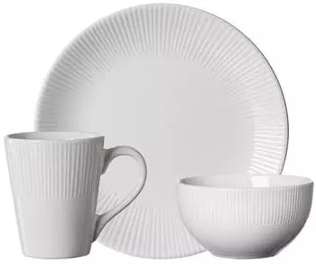 Ritzenhoff & Breker Banda Frühstücks-Set 18-teilig Weiß weiß Steingut