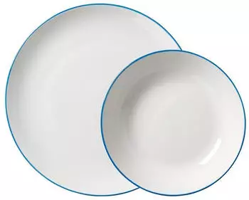 Ritzenhoff & Breker Adela Tafelservice 12-teilig blau blau Porzellan