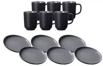 Ritzenhoff & Breker JASPER Kaffeeservice 12-tlg. schwarz