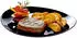 CreaTable 22844, Italien Party Schwarz, Steakteller 6-tlg, Opalglas