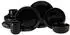 CreaTable 24782, Nordic Festive Schwarz, Kombiservice 10-tlg, Steinzeug